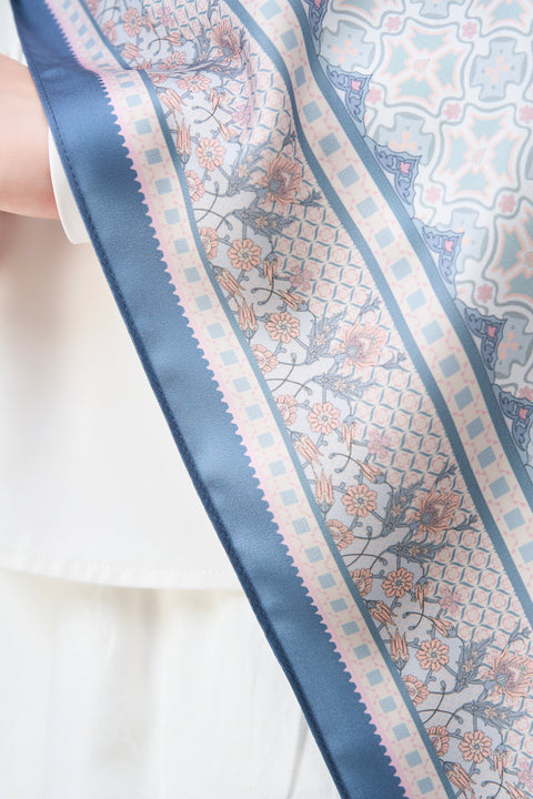 Majida Satin Hijab - Mysterious Mauve