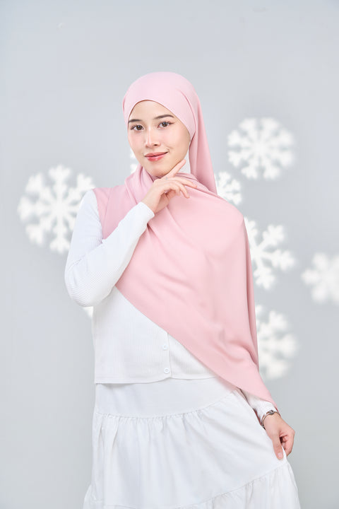 Hayaa Chiffon Hijab - Pink Nectar