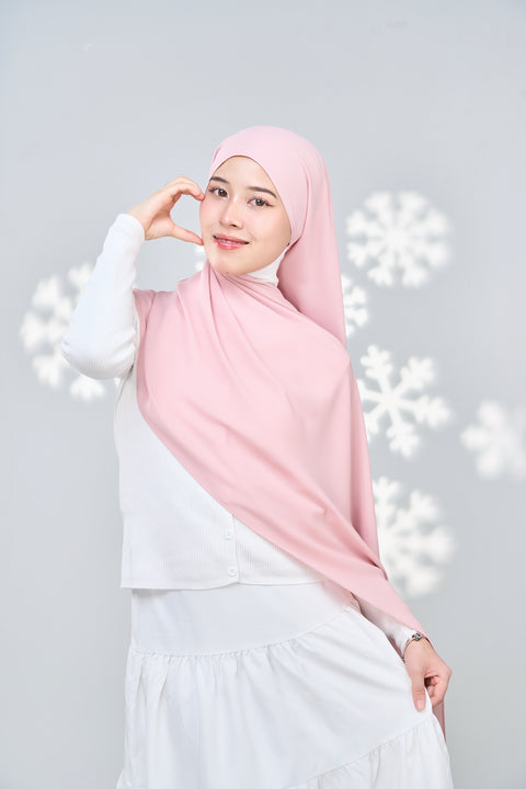 Hayaa Chiffon Hijab - Pink Nectar