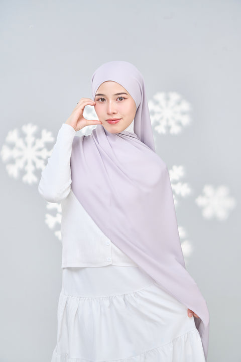 Hayaa Chiffon Hijab - Uncertain Grey