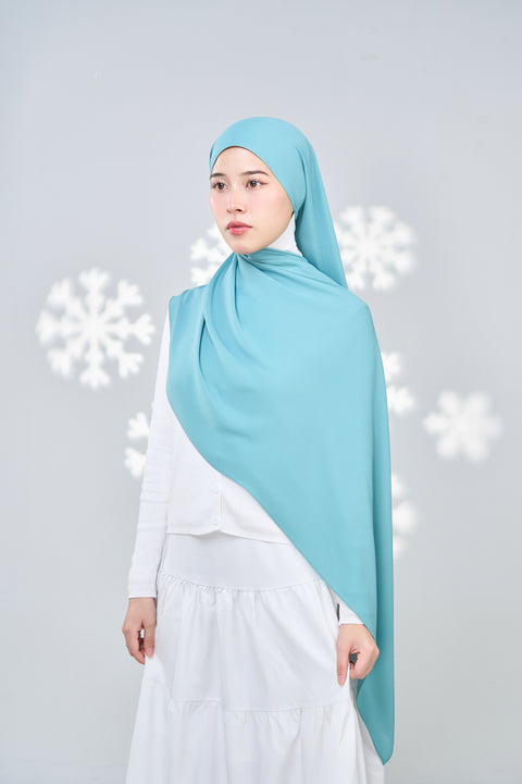 Hayaa Chiffon Hijab - Water Glitter