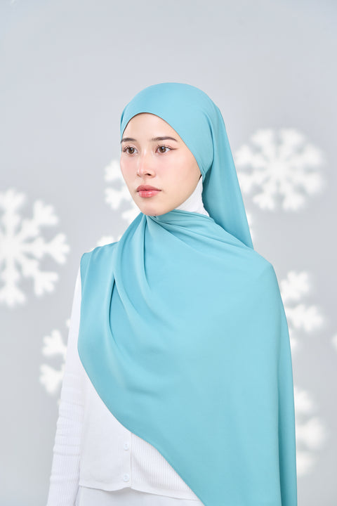 Hayaa Chiffon Hijab - Water Glitter