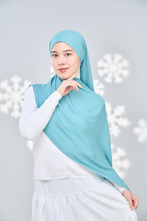 Hayaa Chiffon Hijab - Water Glitter