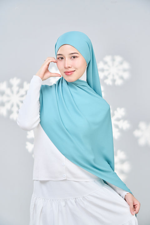 Hayaa Chiffon Hijab - Water Glitter