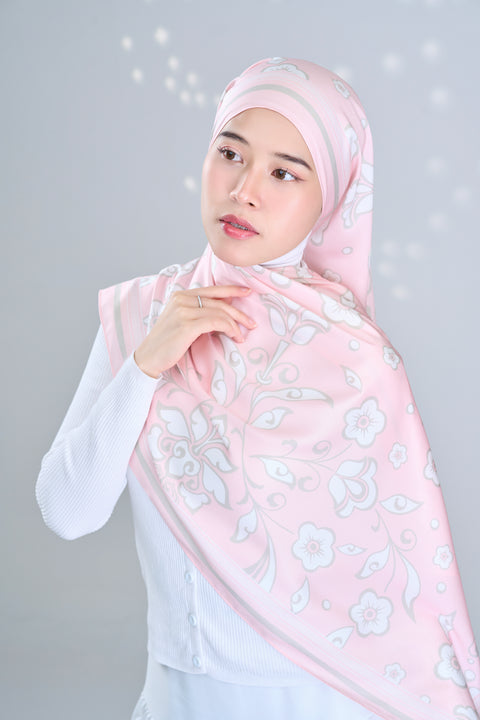 Enchanteur Satin Hijab - Wish