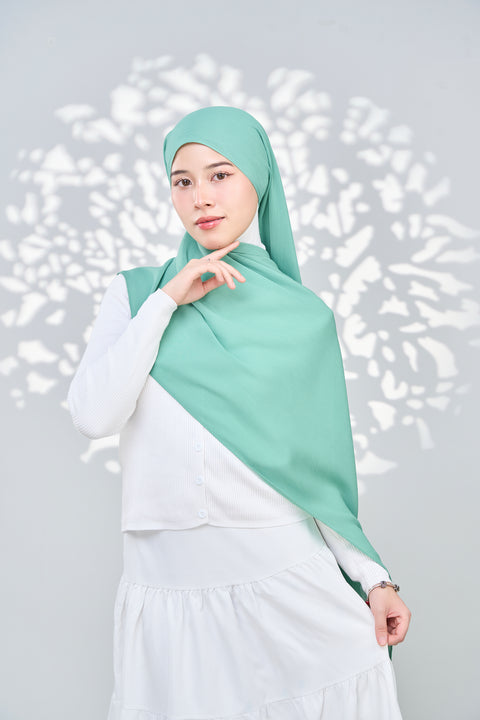 Aaliya Crinckle Hijab - Bristol Green