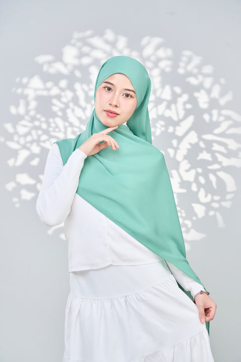 Aaliya Crinckle Hijab - Bristol Green