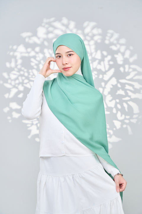 Aaliya Crinckle Hijab - Bristol Green