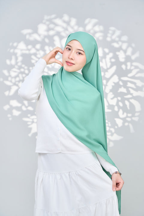 Aaliya Crinckle Hijab - Bristol Green