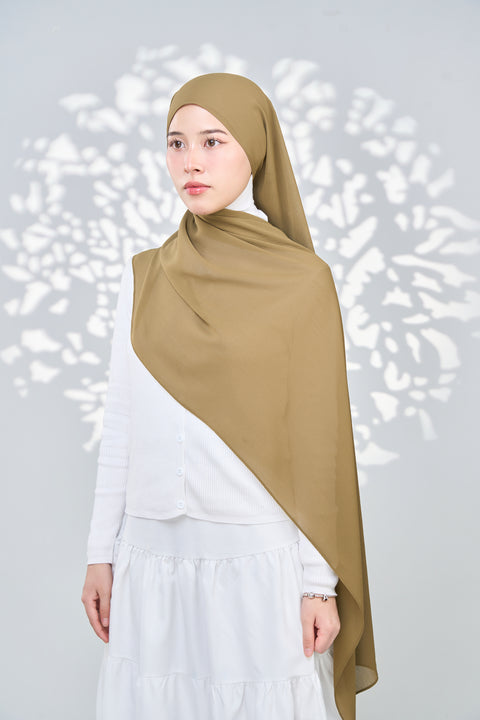 Aaliya Crinkle Hijab - Camouflage