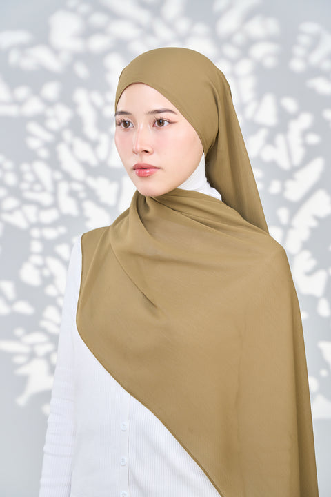 Aaliya Crinkle Hijab - Camouflage