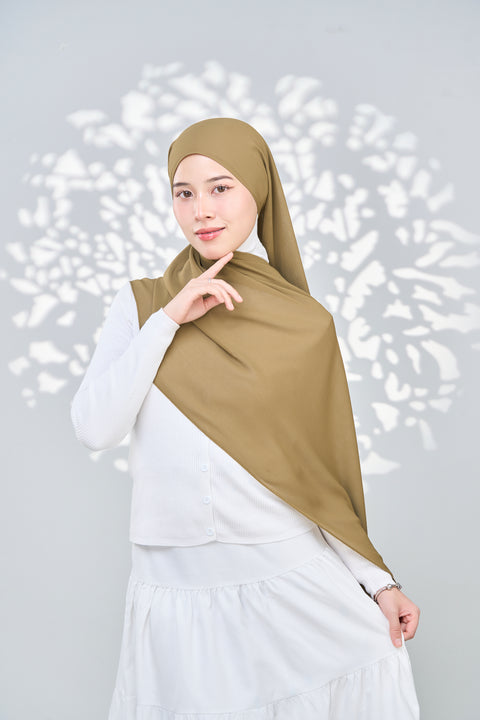 Aaliya Crinkle Hijab - Camouflage