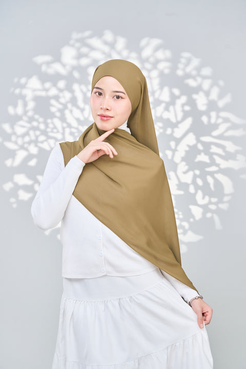 Aaliya Crinkle Hijab - Camouflage