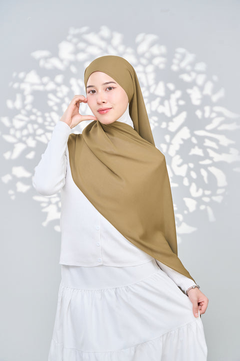 Aaliya Crinkle Hijab - Camouflage