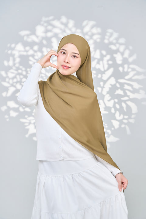 Aaliya Crinkle Hijab - Camouflage
