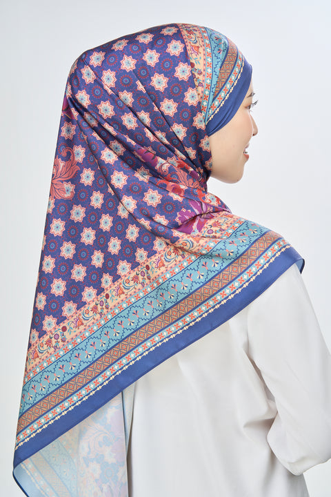 Yusraa Satin Hijab - Deep Velvet