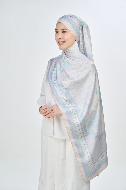 Yusraa Satin Hijab - Meditative