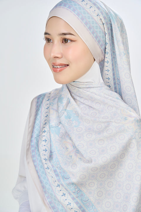 Yusraa Satin Hijab - Meditative