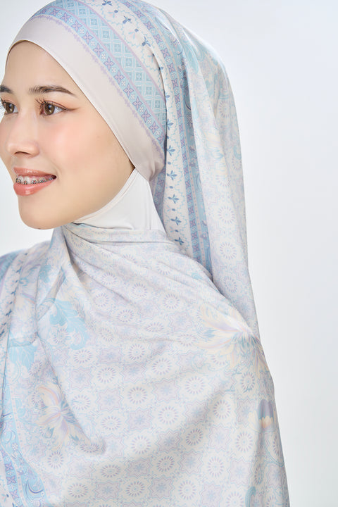 Yusraa Satin Hijab - Meditative