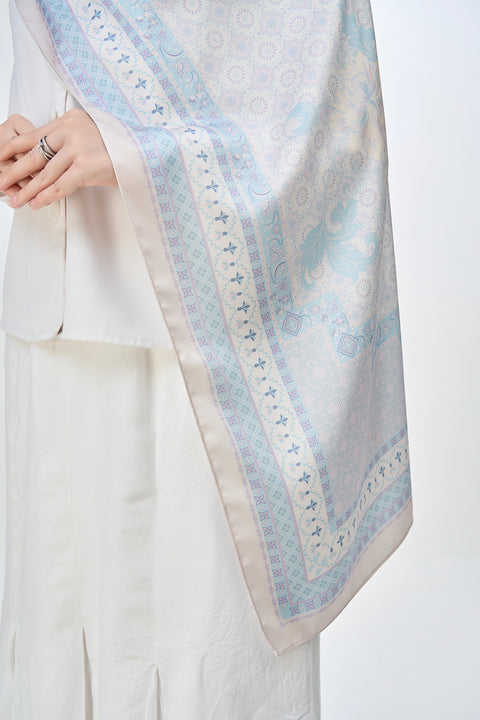 Yusraa Satin Hijab - Meditative