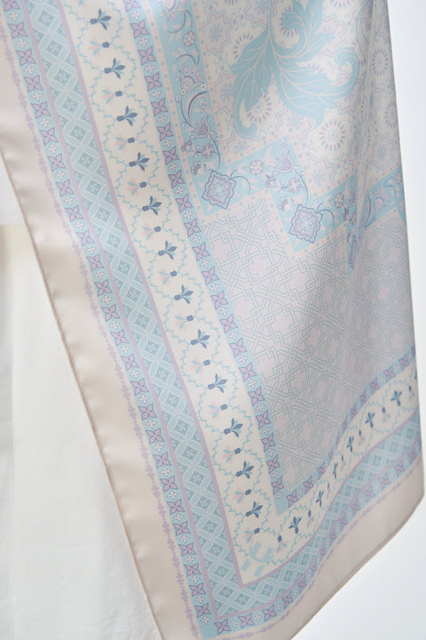 Yusraa Satin Hijab - Meditative