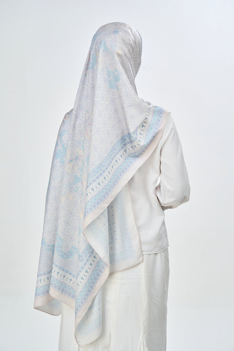 Yusraa Satin Hijab - Meditative