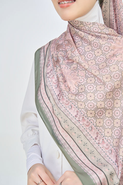 Yusraa Satin Hijab - Toasted Walnut