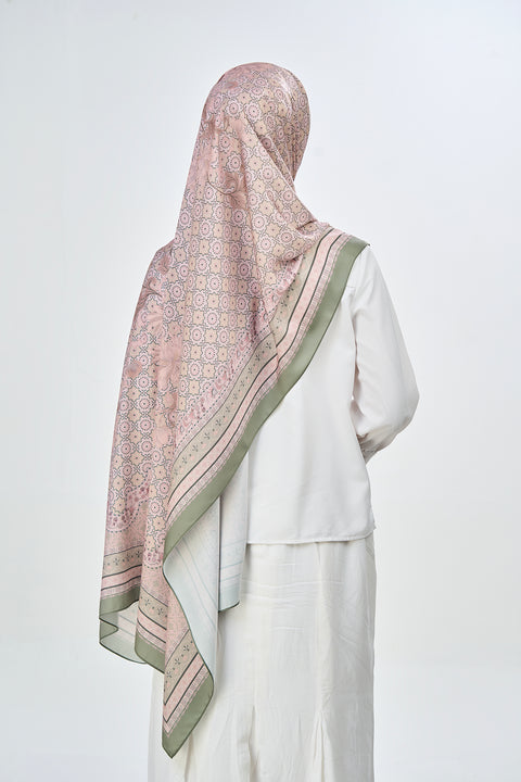 Yusraa Satin Hijab - Toasted Walnut