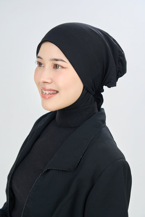 Velvet Innerscarf - Pitch Black