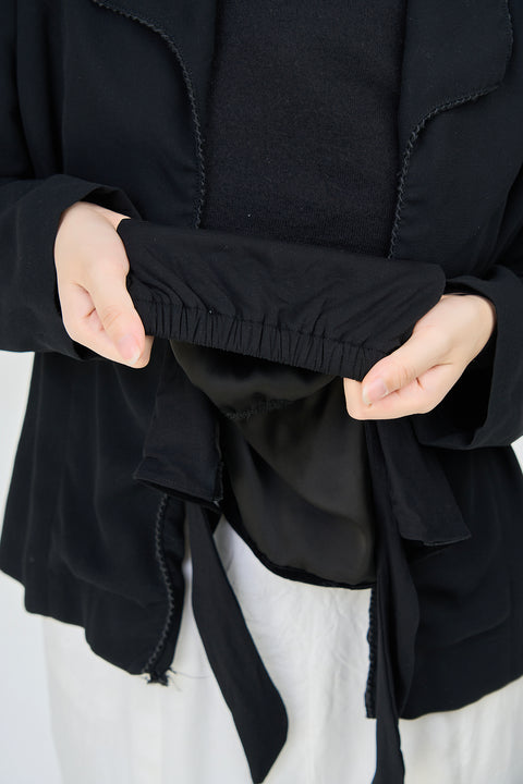 Velvet Innerscarf - Pitch Black