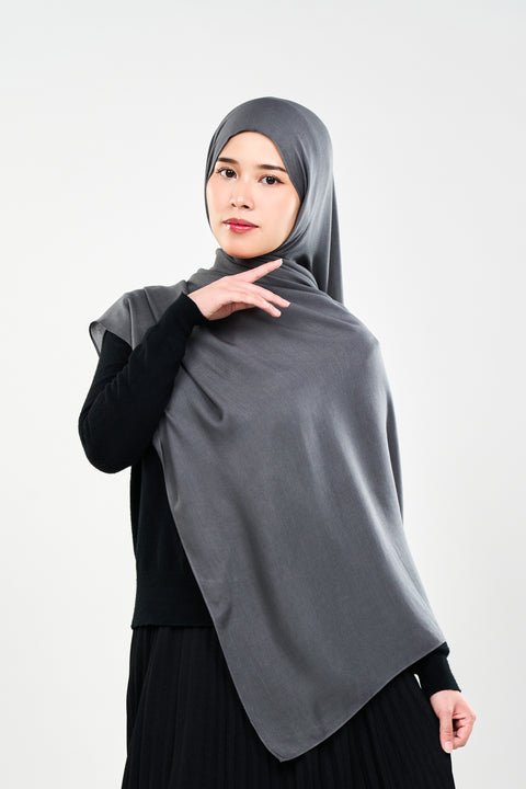 Ayra Everyday Cotton Hijab - Fedora