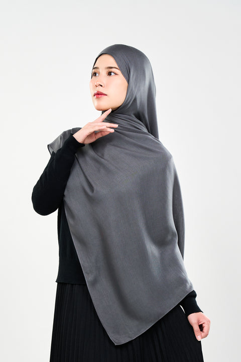 Ayra Everyday Cotton Hijab - Fedora