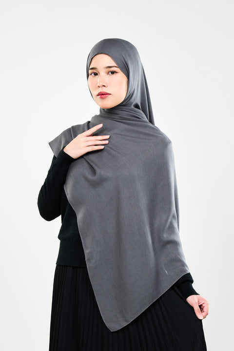 Ayra Everyday Cotton Hijab - Fedora