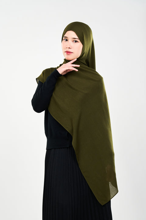 Ayra Everyday Cotton Hijab - Roanoke Taupe