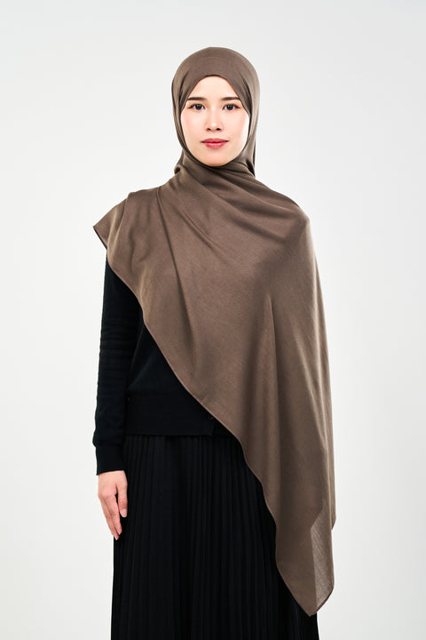 Ayra Everyday Cotton Hijab - Caribou