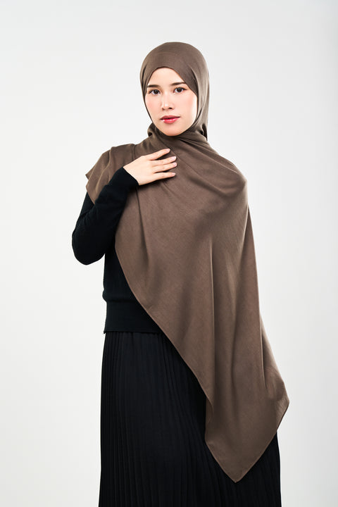 Ayra Everyday Cotton Hijab - Caribou