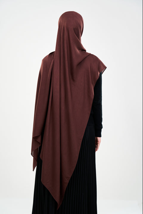 Ayra Everyday Cotton Hijab - Black Cherry