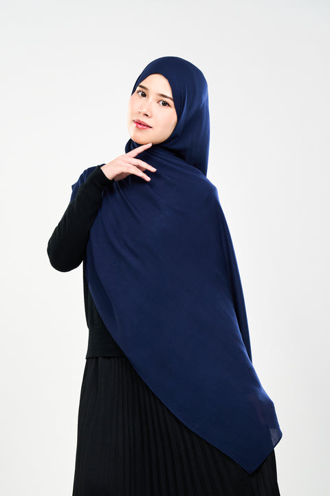 Ayra Everyday Cotton Hijab - Infinite Night