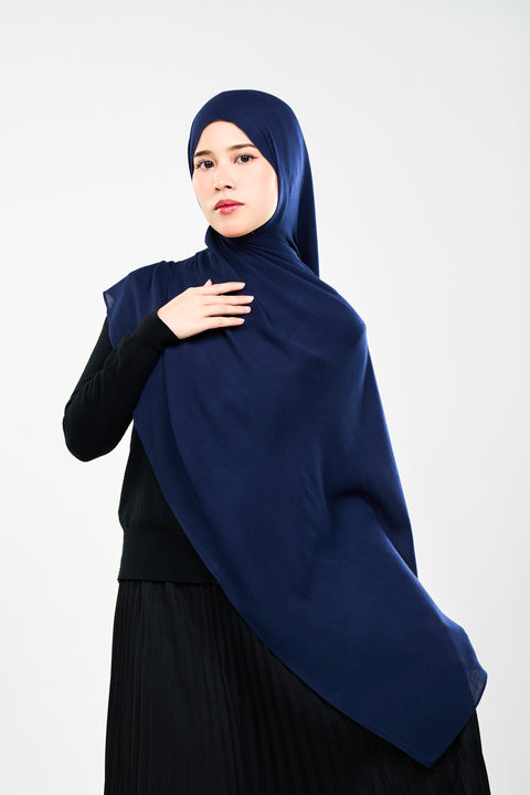 Ayra Everyday Cotton Hijab - Infinite Night