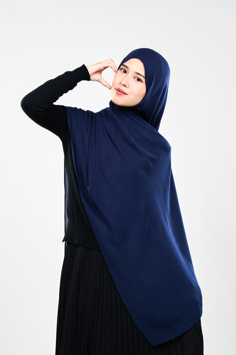Ayra Everyday Cotton Hijab - Infinite Night
