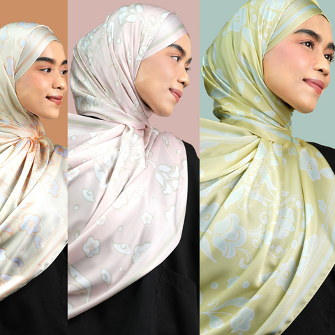 Enchanteur Satin Hijab - Hope