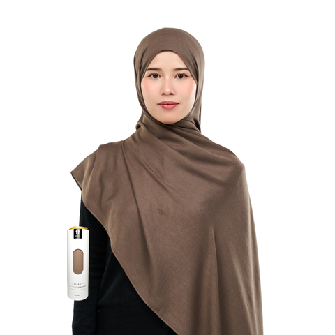 Ayra Everyday Cotton Hijab - Caribou
