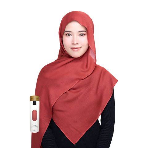 Ayra Everyday Cotton Hijab - Clay Play