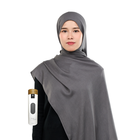 Ayra Everyday Cotton Hijab - Fedora