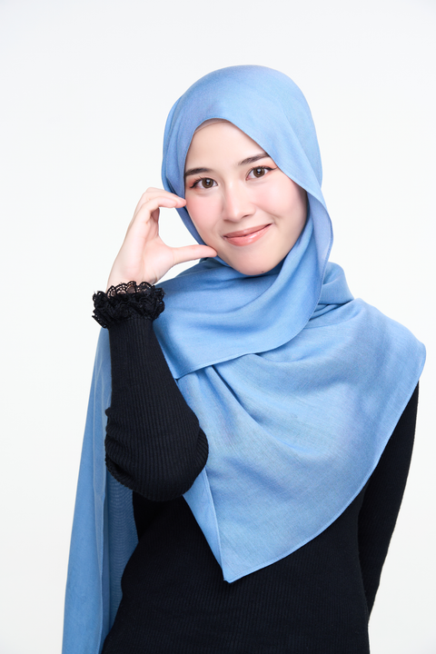 Ayra Everyday Cotton Hijab - Ashton skies