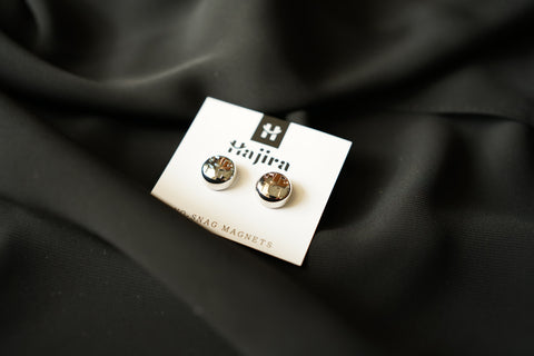 Magnetic Pin Hijab — Silver