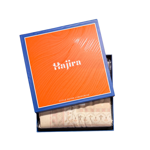 Yusraa Satin Hijab - Pale Blush