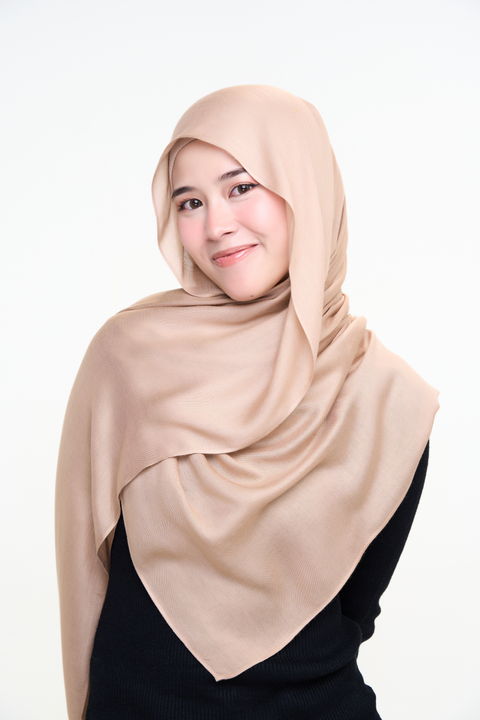 Ayra Everyday Cotton Hijab - Chimera Brown