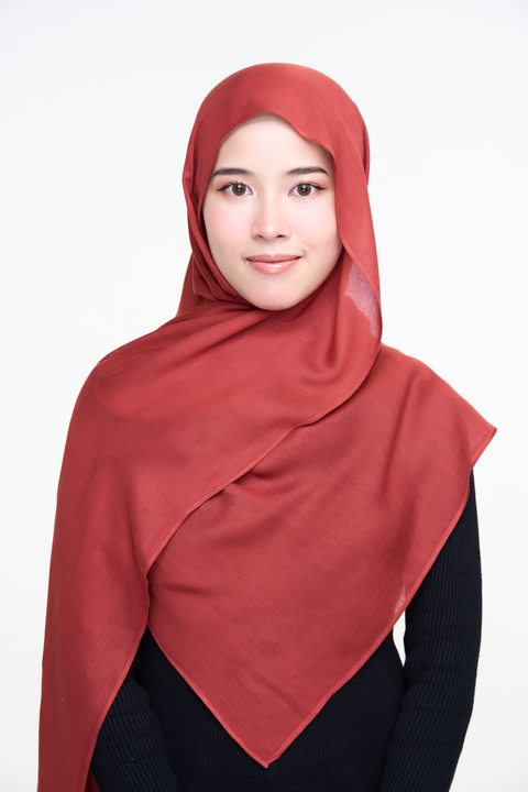 Ayra Everyday Cotton Hijab - Clay play