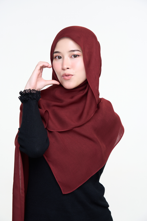 Ayra Everyday Cotton Hijab - Monarch